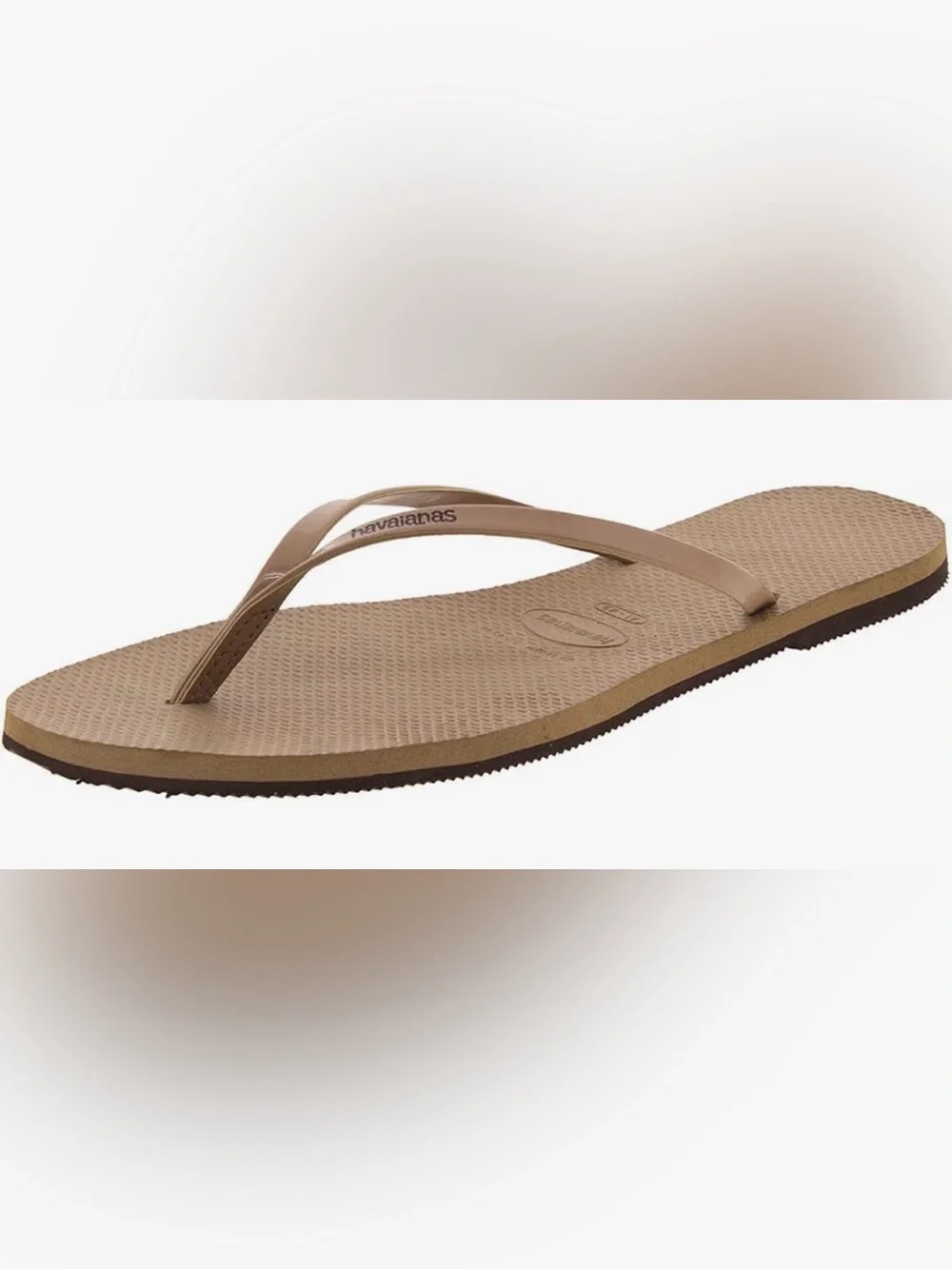 Havaianas Women’s Slim Flip Flops in Taupe